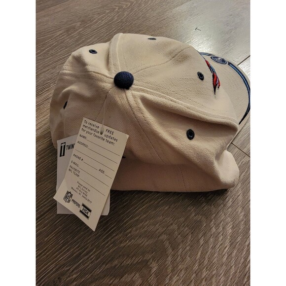 NWT VTG Twins Enterprise TENNESSEE TITANS Football Cap Beige NFL Adjustable Hat - Picture 3 of 5